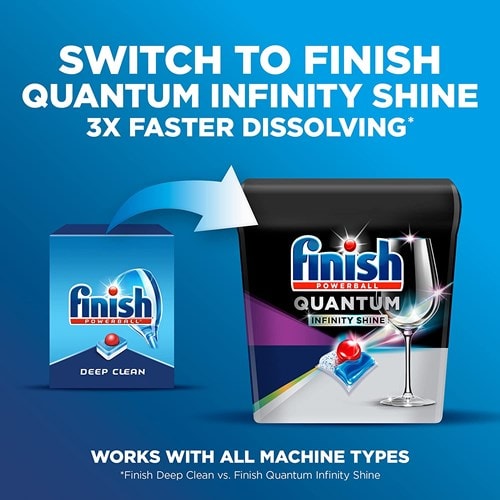 Finish Ultimate Plus All in 1 Dishwasher Detergent in Capsule Form