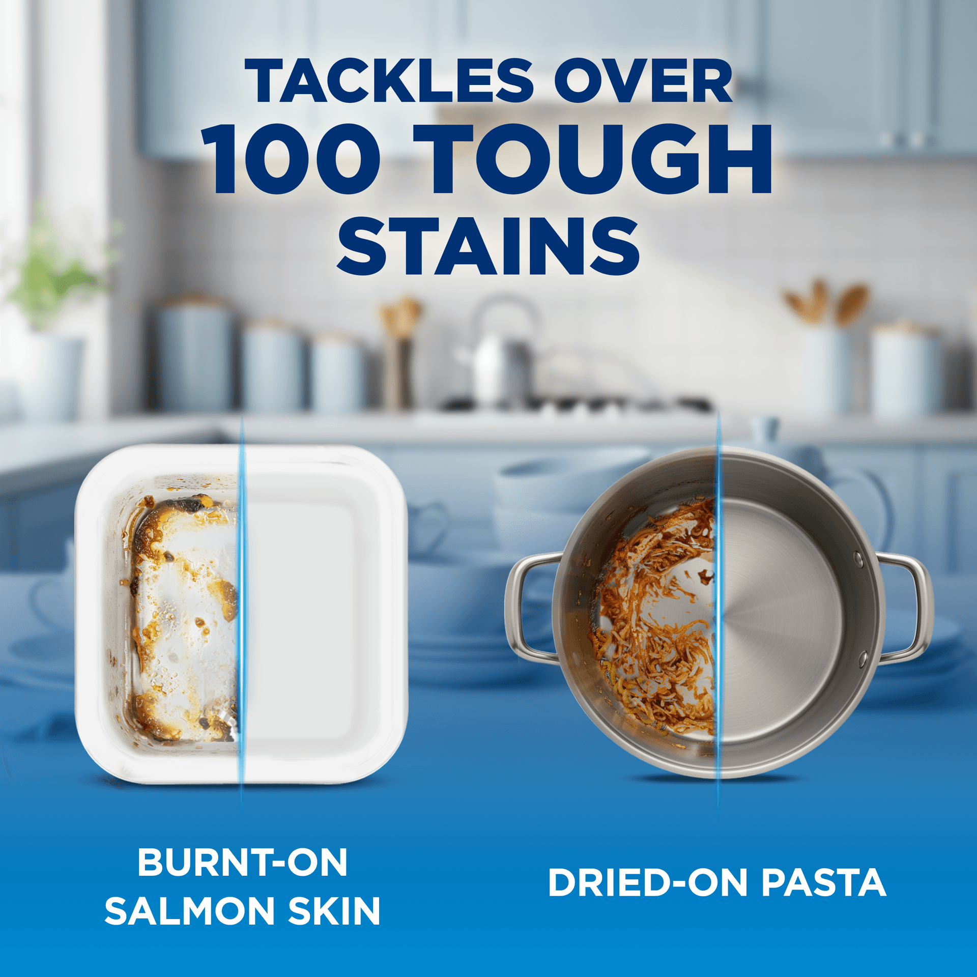 Finish ultimate quantum cleans burnt stain