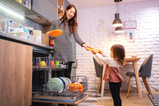 Plastic in the dishwasher